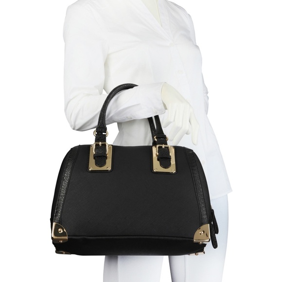 Aldo Handbags - Aldo Adelaide satchel black handbag gold hardware